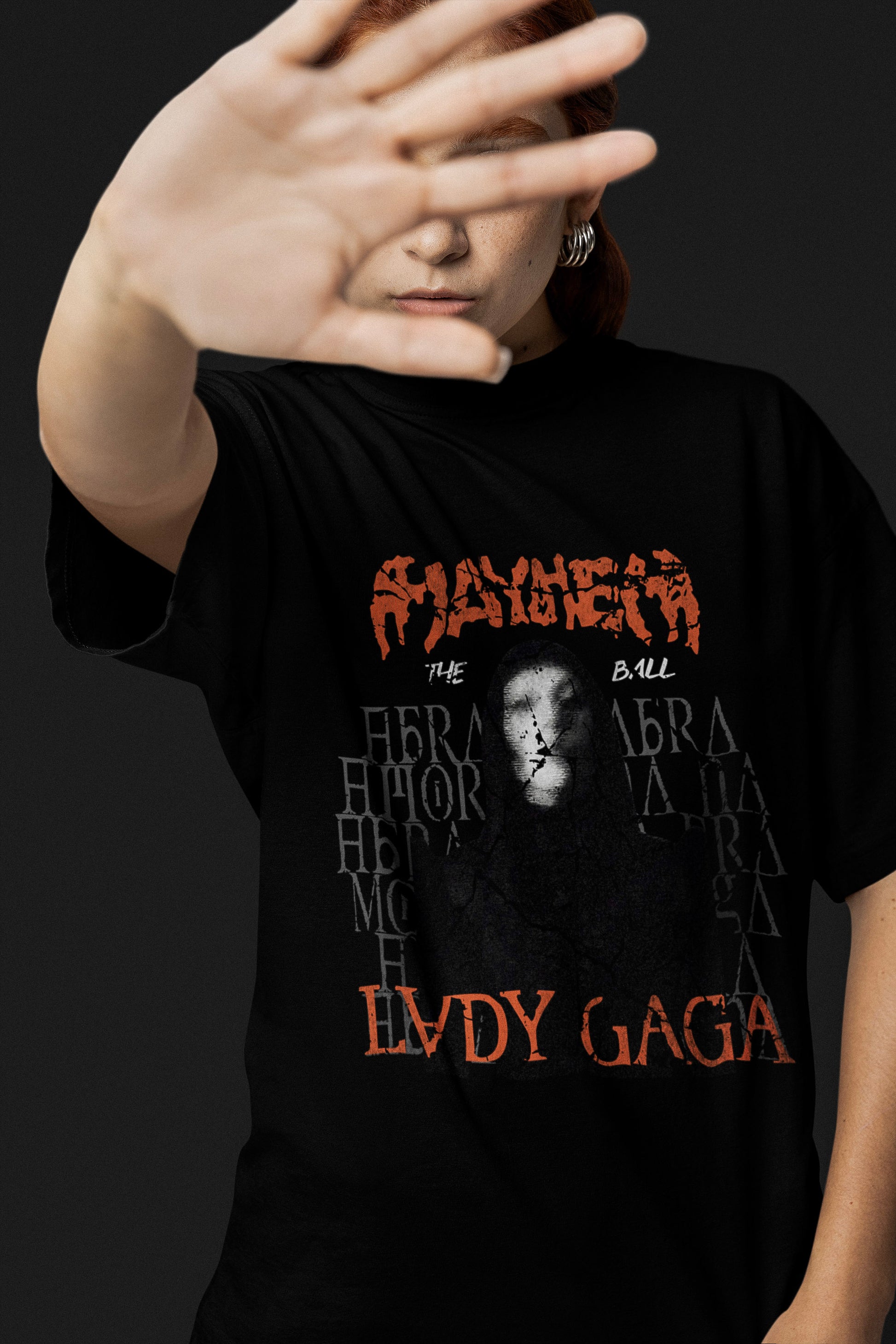 CAMISETA OVERSIZED LADY GAGA