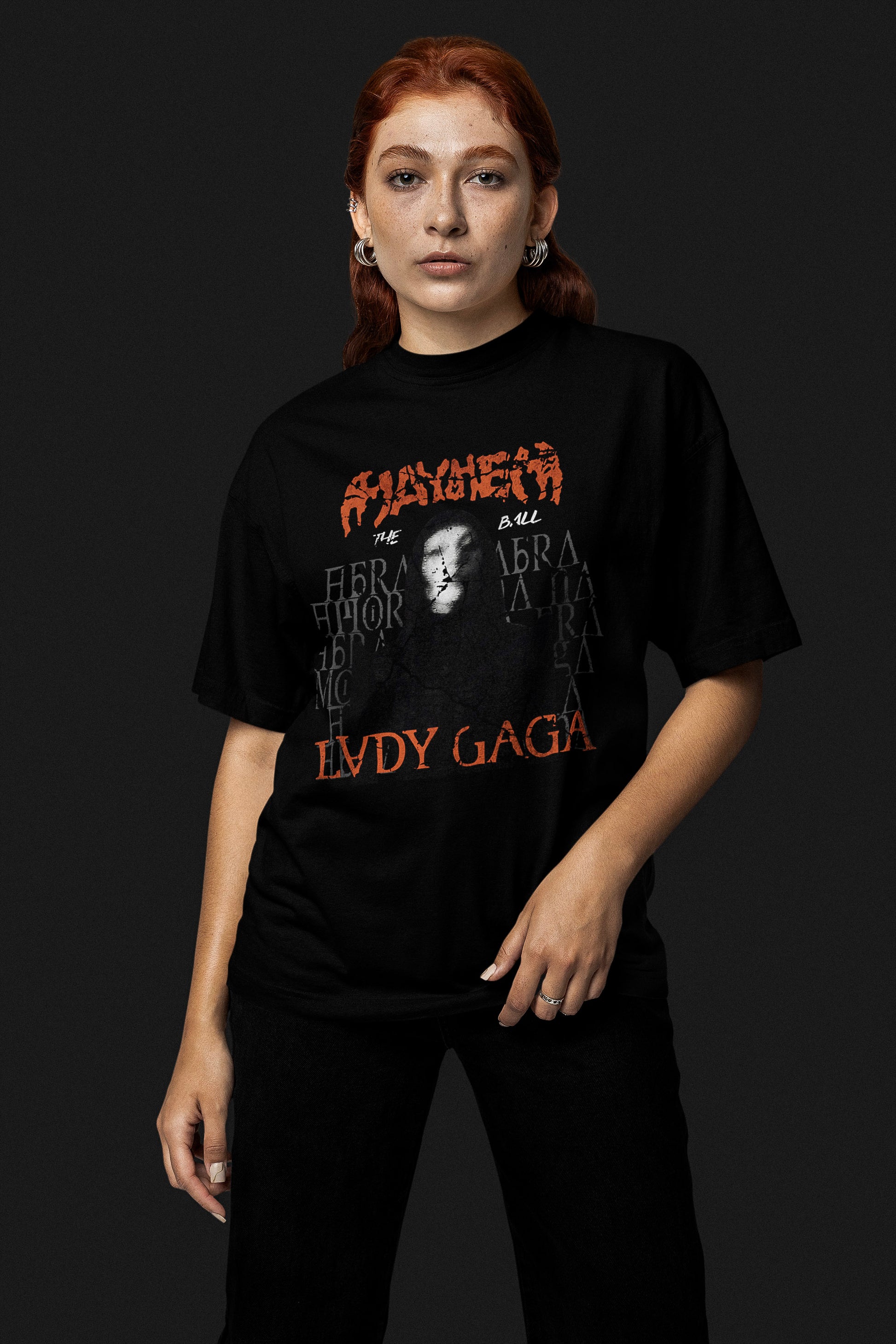 CAMISETA OVERSIZED LADY GAGA