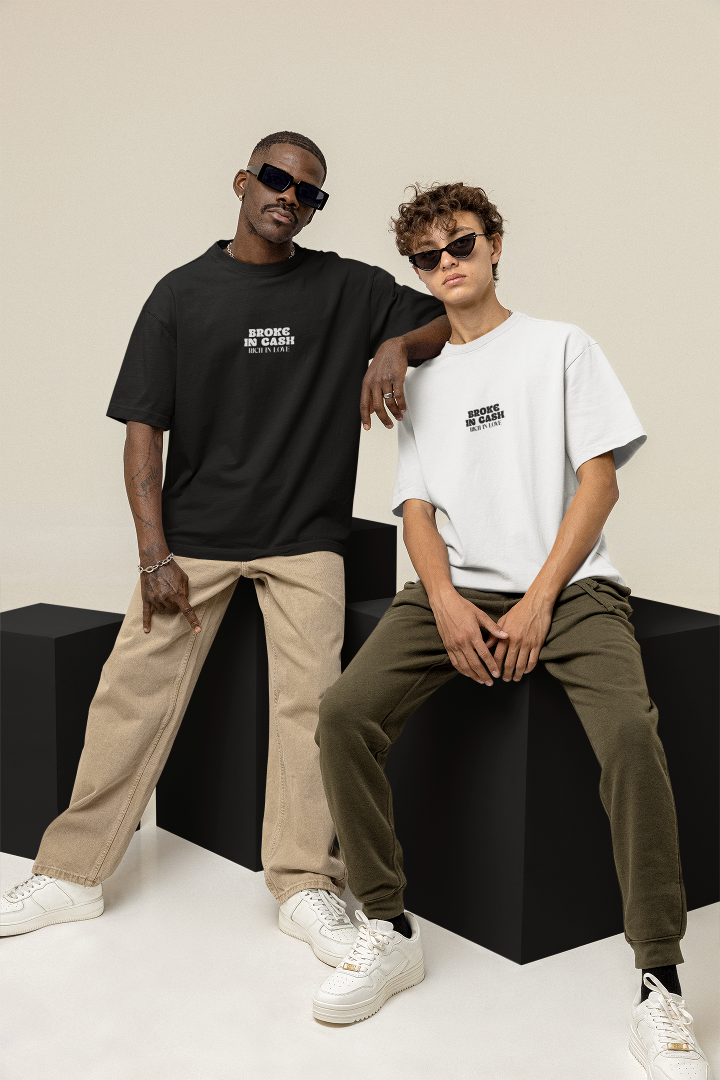 CAMISETA OVERSIZED RICH IN LOVE